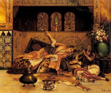 囚われのアラビアの画家ルドルフ・エルンスト Oil Paintings